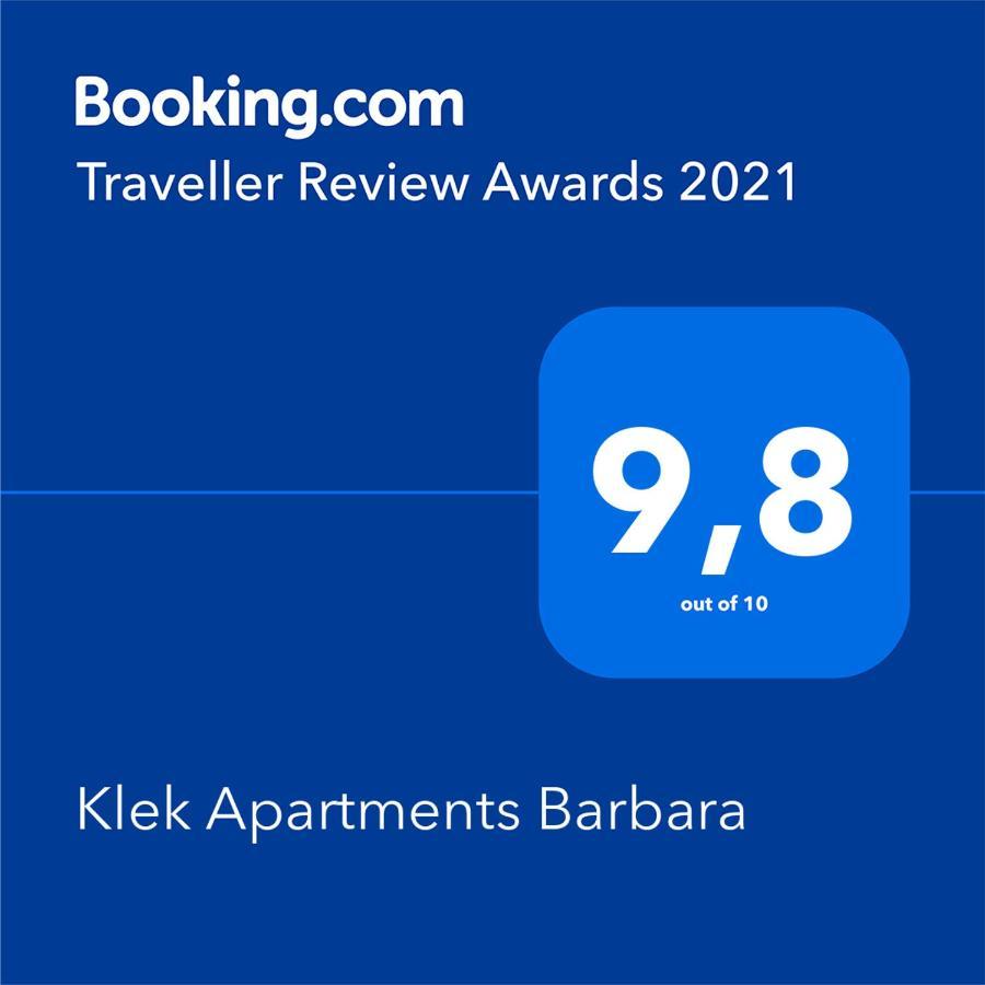 Klek Apartments Barbara Exteriér fotografie